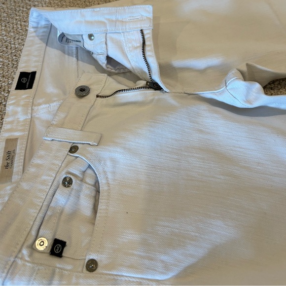 The Stilt Cigarette Leg AG White Jean - Picture 3 of 6